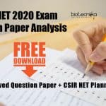 CSIR 2020 Question Discussion