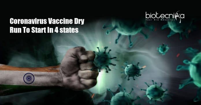 Coronavirus vaccine dry run