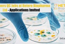 Freshers QC Jobs at Hetero Biopharma Ltd – Applications Invited Freshers QC Jobs
