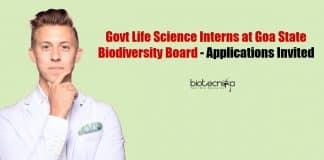 Govt Life Science Interns