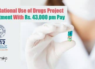 ICMR-NICED SRF Project Vacancy