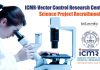 ICMR-Vector Control Research Centre Life Science Project Recruitment ICMR-VCRC Jobs