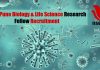 IISER Pune Biology & Life Science Research Fellow Recruitment IISER Pune Biology
