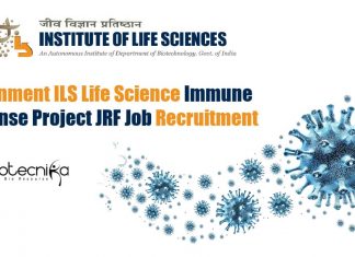 ILS Bhubaneswar Project JRF