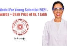 INSA Medal For Young Scientist 2021 – 40 Awards + Cash Prize of Rs. 1 Lakh INSA-Medal For Young Scientist
