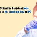 Indian Pharmacopeia Commission Jobs