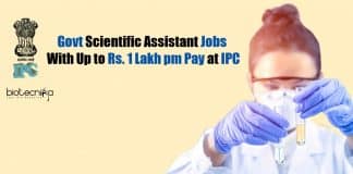 Indian Pharmacopeia Commission Jobs