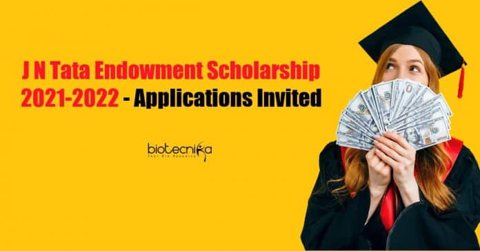 J.N. Tata Endowment Scholarship