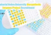 Jawaharlal Nehru University Biosynthetic Enzymes Project Recruitment Jawaharlal Nehru