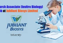 Jubilant Biosys Limited Jobs