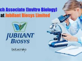 Jubilant Biosys Limited Jobs