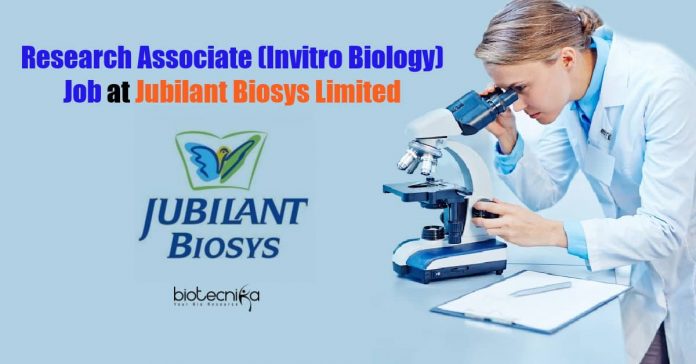 Jubilant Biosys Limited Jobs