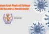Maulana Azad Medical College Delhi Research Recruitment MAMC Delhi Jobs