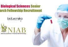 NIAB Biological Sciences Senior Research Fellowship Recruitment NIAB Biological Sciences