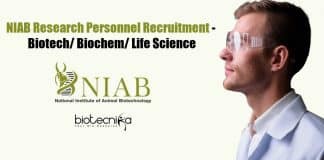 NIAB Research Personnel Recruitment