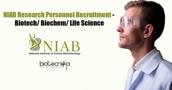 NIAB Research Personnel Recruitment