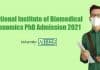 NIBMG PhD Admission 2021