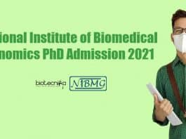 NIBMG PhD Admission 2021