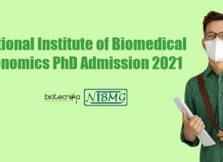 NIBMG PhD Admission 2021