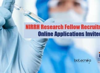 NIRRH Research Fellow Recruitment
