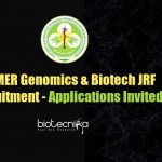PGIMER Genomics & Biotech JRF Recruitment – Applications Invited PGIMER Genomics
