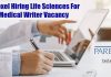 Parexel Hiring Life Sciences