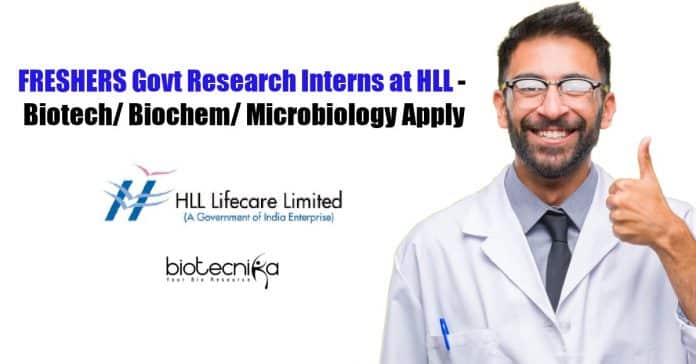 Research Interns at HLL