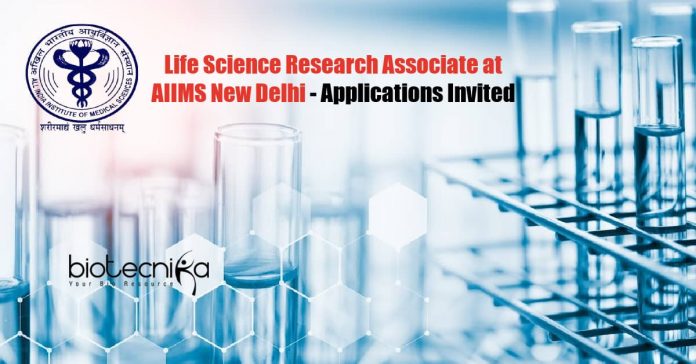 Research Vacancy For LifeScience