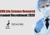 SACON Life Science Research Personnel Recruitment 2020 SACON Life Science Research