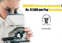 SGPGIMS Research Associate