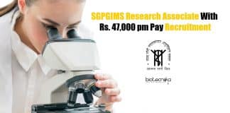 SGPGIMS Research Associate