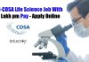 THSTI-CDSA Life Science Job With Rs. 1 Lakh pm Pay – Apply Online THSTI-CDSA Life Science Job