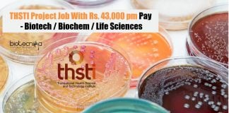 THSTI Project Job