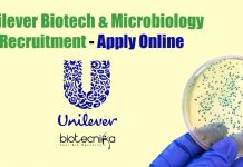 Unilever Biotech & Microbiology Recruitment – Apply Online Unilever Biotech