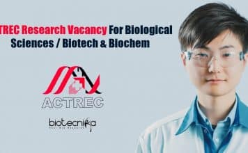ACTREC Research Vacancy