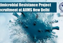 Antimicrobial Resistance Project Recruitment at AIIMS New Delhi AIIMS Delhi Genetics Jobs