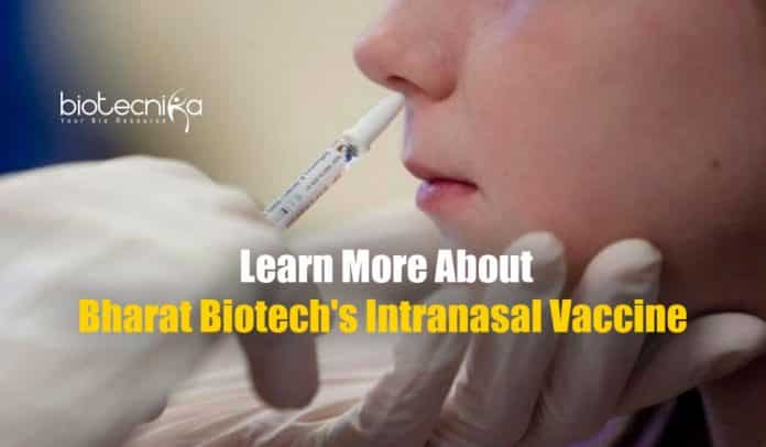 Bharat Biotech's Intranasal Vaccine
