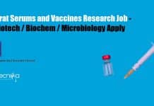 Bharat Serums and Vaccines Research Job – Biotech / Biochem / Microbiology Apply Bharat Serums Jobs
