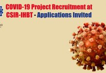CSIR-IHBT Research Project Jobs