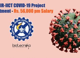 CSIR-IICT Vacancies 2021