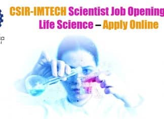 CSIR-IMTECH Scientist Job Openings For Life Science – Apply Online CSIR-IMTECH Scientist Job Openings