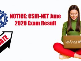 CSIR-NET 2020 Result Date