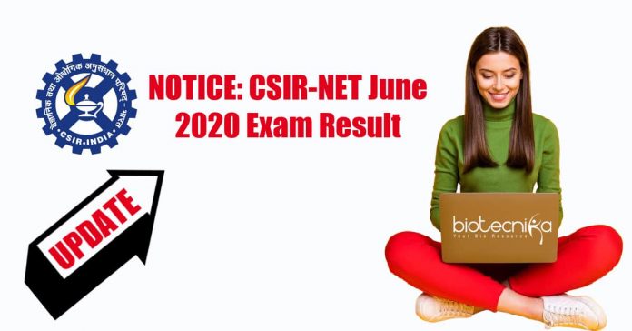 CSIR-NET 2020 Result Date