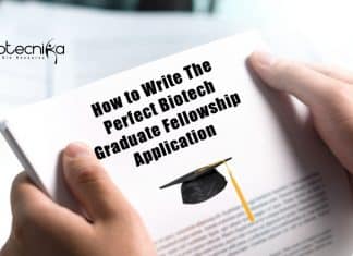 Biotech graduate fellowship application