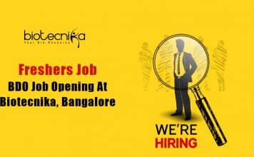 BDO Biotecnika Job Opening