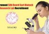 Government Silk Board Seri Biotech Research Lab Recruitment Government Silk Board