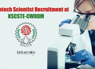 Govt Biotech Scientist Recruitment