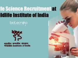 Govt Life Science Recruitment