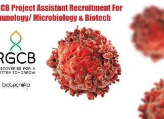 Govt RGCB Project Assistant