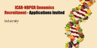 ICAR-NBPGR Genomics Recruitment